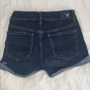 AEO Hi Rise Shortie Shorts